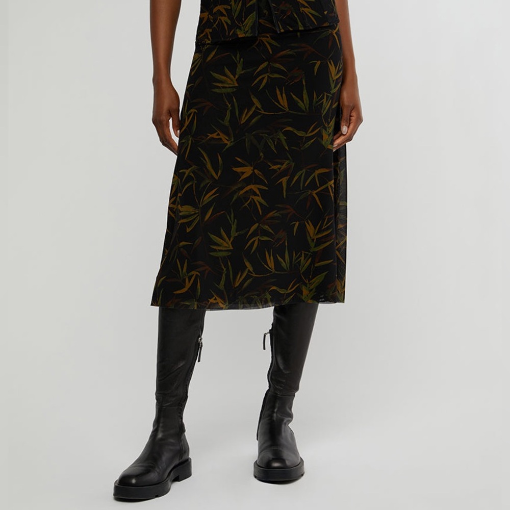 WeWoreWhat | Vintage Leaves Midi Skirt - Medium
